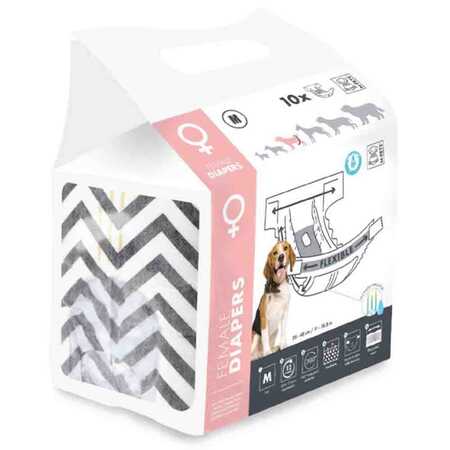 M-PETS - M-Pets Diapers Dişi Köpekler İçin Külot (M) 10lu