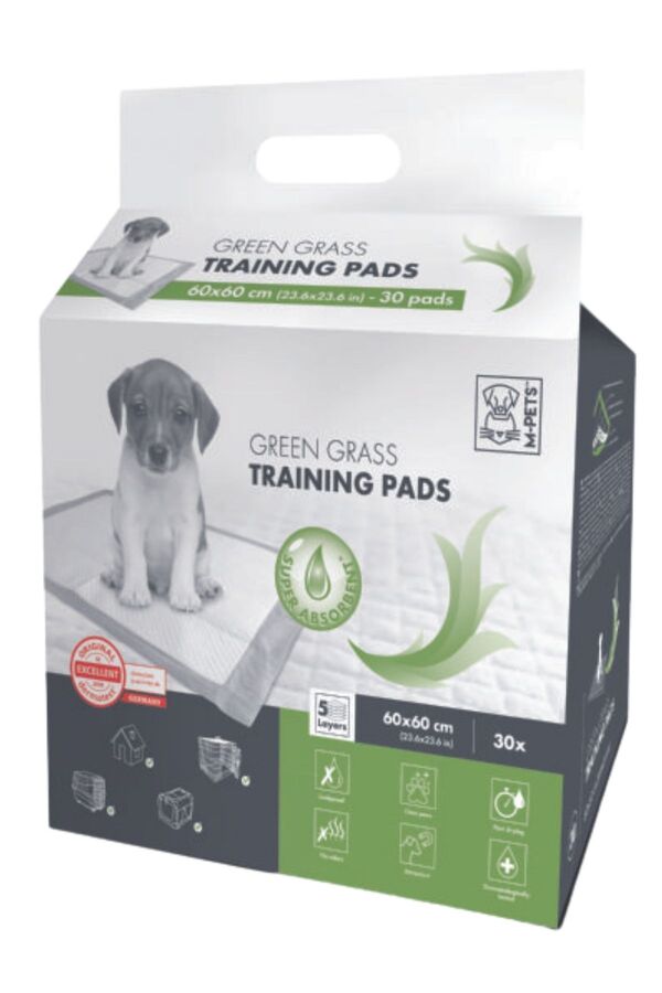 M-Pets Çimen Kokulu Köpek Çiş Eğitim Pedi 60x60cm 30lu