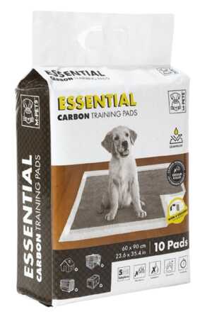 M-Pets Essential Karbonlu Yapışkanlı Çiş Pedi 60x90cm 10lu - Thumbnail