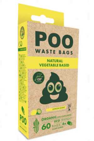 M-PETS - M-Pets Limon Kokulu Dışkı Toplama Poşeti 15 Yaprak 4lü Paket