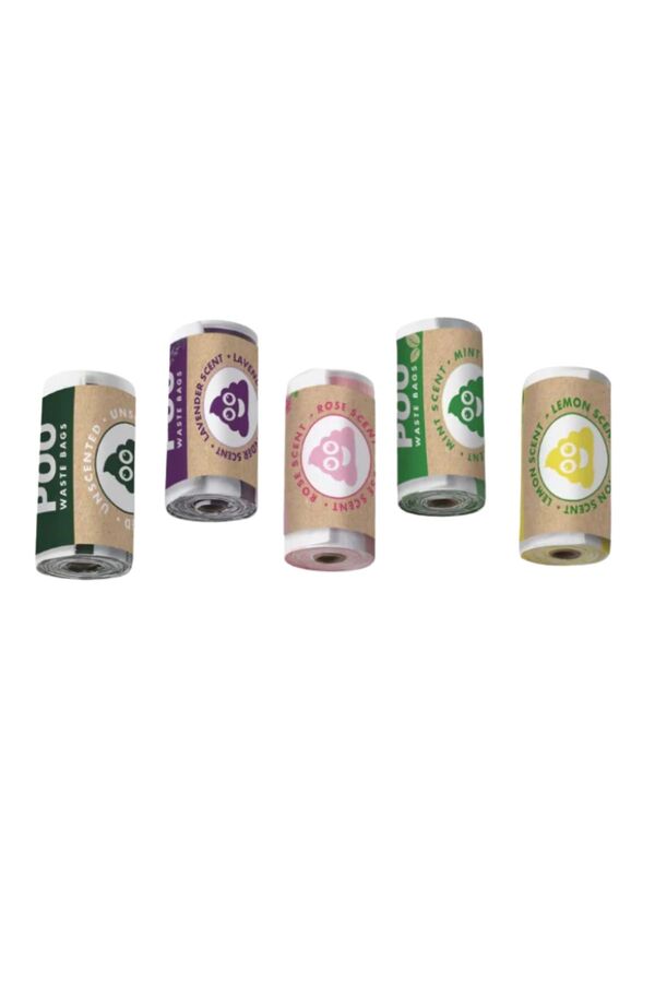 M-Pets Poo Dışkı Poşeti 15 Yaprak Lavanta Kokulu