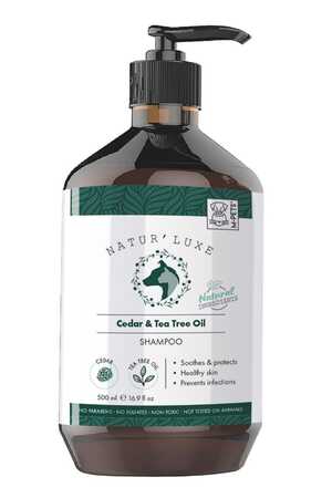 M-PETS - M-Pets Naturluxe Cedar & Tea Tree Oil Köpek Şampuanı 500ml