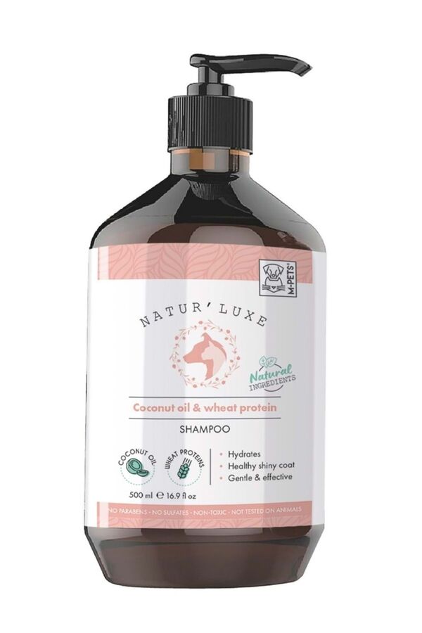 M-Pets Naturluxe Coconut Oil & Buğday Proteinli Köpek Şampuanı 500ml