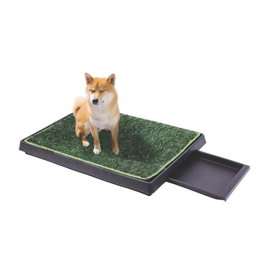 M-Pets Grass Mat Çekmeceli Çimli Köpek Tuvaleti XL 50x76cm - 2