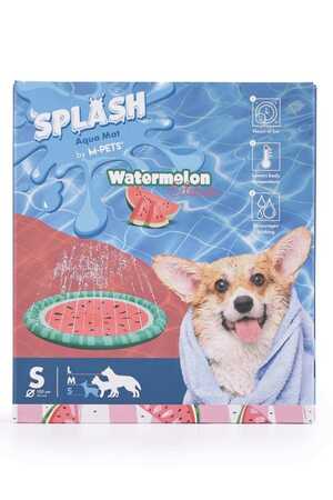 M-PETS - M-Pets Splash Aqua Mat Oyun Fiskiyeli Oyun Havuzu Karpuz Desenli 100cm (S)