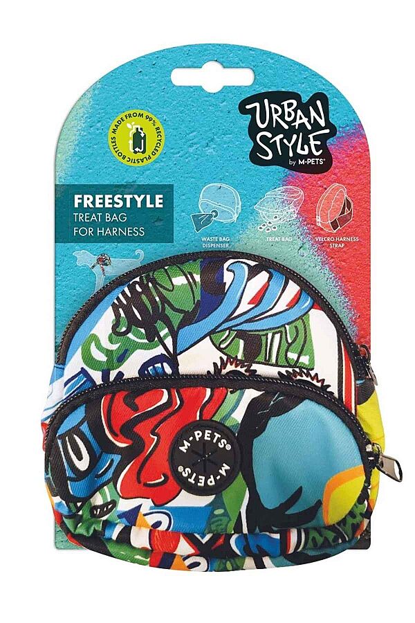 M-Pets Urbanstyle Freestyle Renkli Ödül Maması Çantası  - 1