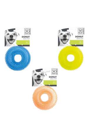M-Pets Donut Köpek Oyuncağı Mix Color 9cm - Thumbnail (1)