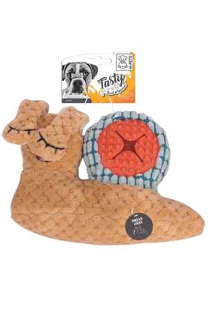 M-PETS - M-Pets Snail Anna Ödül Hazneli Peluş Köpek Oyuncağı 