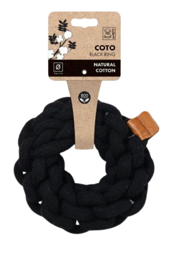 M-Pets Coto Black Ring Örgü Halka Oyuncak 13cm