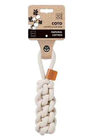 M-PETS - M-Pets Coto White Loop Bar Örgü Oyuncak 22cm M-PETS - M-Pets Coto White Loop Bar Örgü Oyuncak 22cm