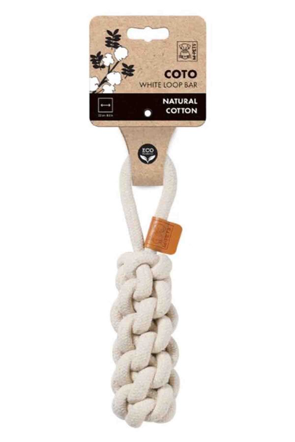 M-Pets Coto White Loop Bar Örgü Oyuncak 22cm M-Pets Coto White Loop Bar Örgü Oyuncak 22cm