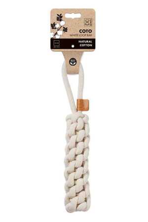 M-PETS - M-Pets Coto White Loop Bar Örgü Oyuncak 34cm M-PETS - M-Pets Coto White Loop Bar Örgü Oyuncak 34cm