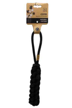 M-PETS - M-Pets Coto Black Loop Bar Örgü Oyuncak 34cm M-PETS - M-Pets Coto Black Loop Bar Örgü Oyuncak 34cm