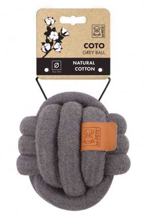 M-PETS - M-Pets Coto Örgü Top Oyuncak Gri 15cm M-PETS - M-Pets Coto Örgü Top Oyuncak Gri 15cm