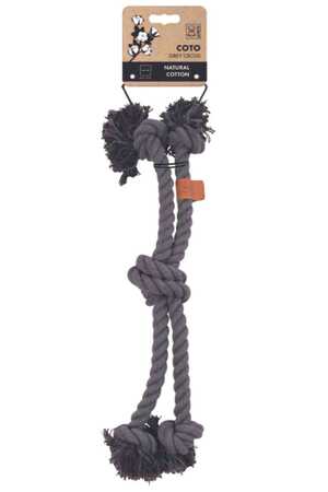 M-PETS - M-Pets Coto Cross Örgü Oyuncak Gri 60cm M-PETS - M-Pets Coto Cross Örgü Oyuncak Gri 60cm