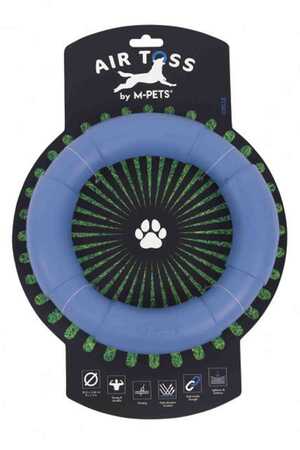 M-PETS - M-Pets Air Toss Circle Dayanıklı Suda Yüzen Köpek Oyuncağı Mavi