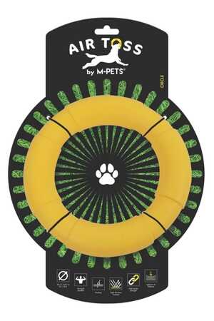 M-Pets Air Toss Circle Dayanıklı Suda Yüzen Köpek Oyuncağı - Thumbnail