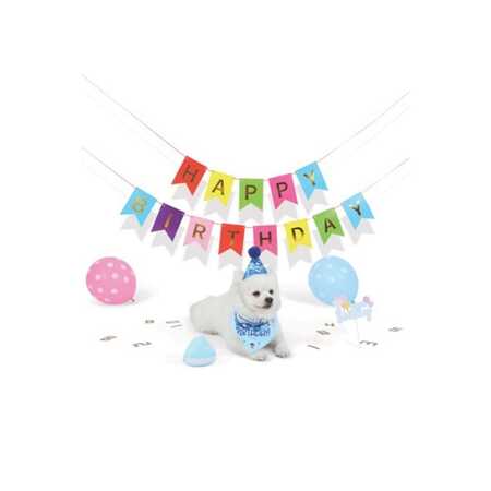 M-Pets Party Time Erkek Köpekler İçin Doğum Günü Seti - Thumbnail (2)