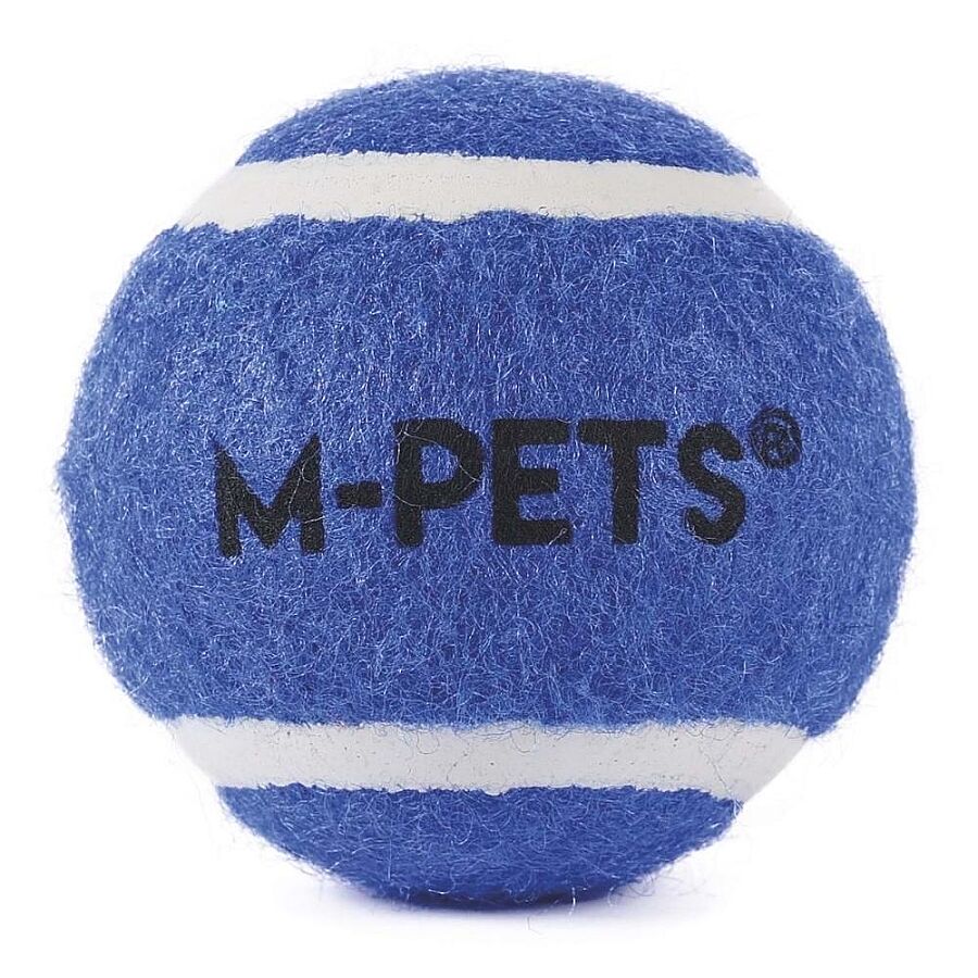 M-Pets HOP Tenis Topu 6.4cm Mavi (3 Adet) - 2