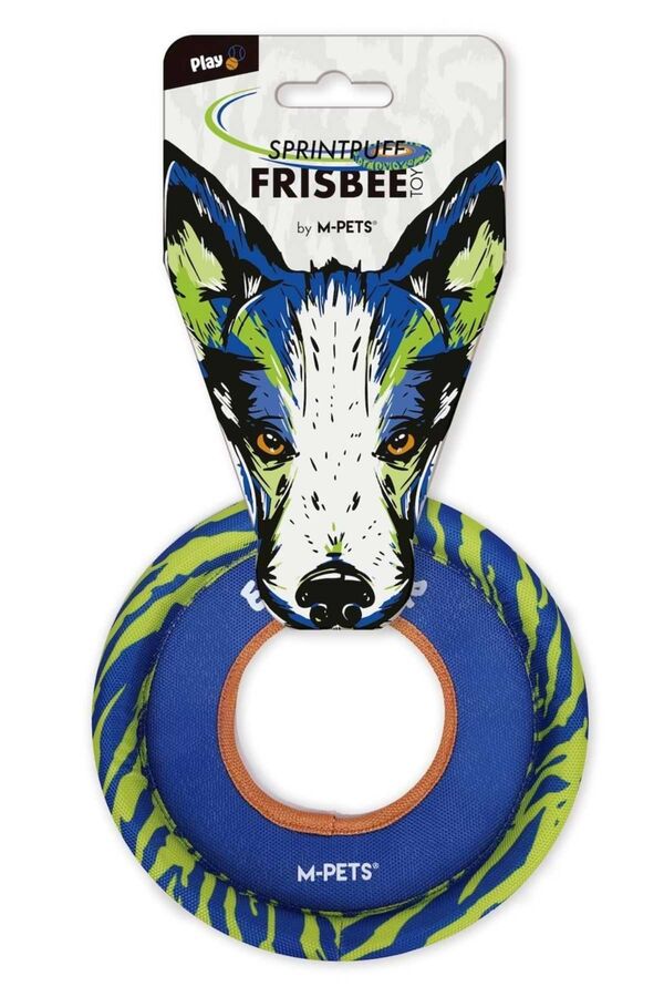 M-Pets Sprintpuff Frisbee Köpek Oyuncağı Mavi Yeşil