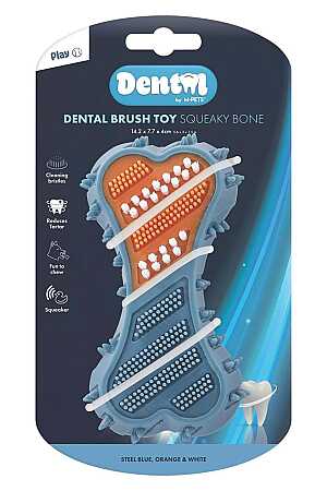 M-Pets Dental Squeaky Bone Diş Fırçalı Köpek Oyuncağı