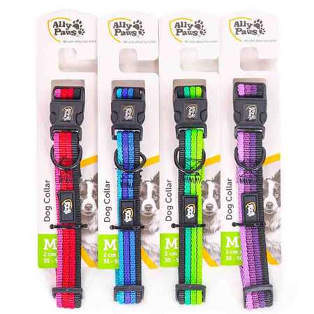 Ally Paws Dog Collar Köpek Boyun Tasması Medium 2cmx35-50cm - Thumbnail (1)