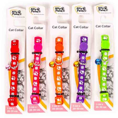 Ally Paws Cat Collar Zilli Kedi Tasması 1cmx20-30cm - Thumbnail (1)