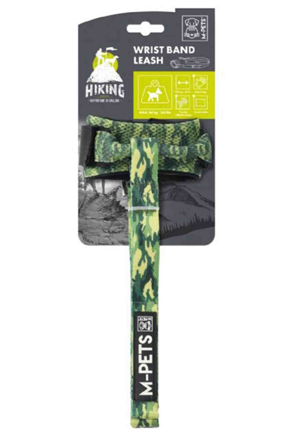 M-Pets Hiking Wrist Bilek Bantlı Gezdirme Tasması Kamuflaj