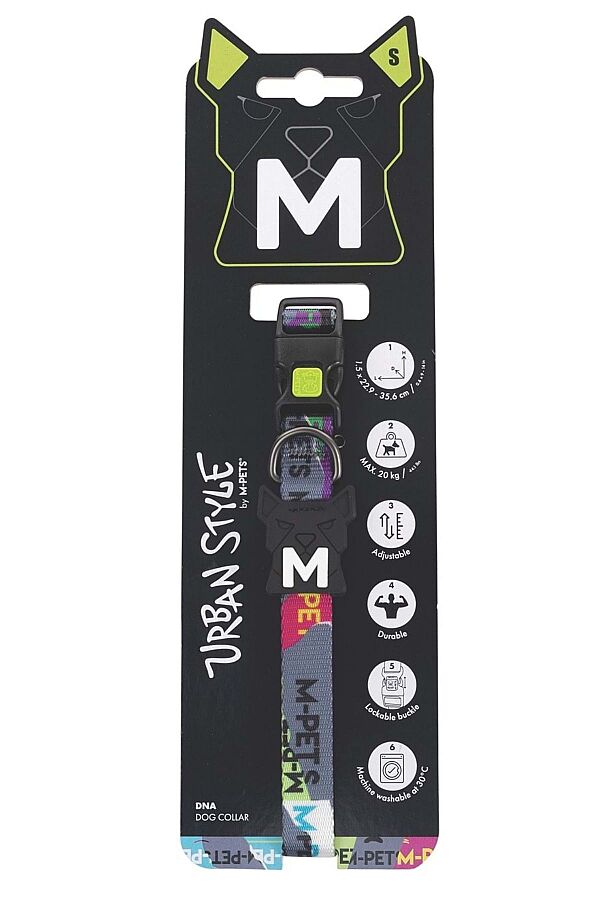 M-Pets Urbanstyle DNA Köpek Boyun Tasması (S) - 1