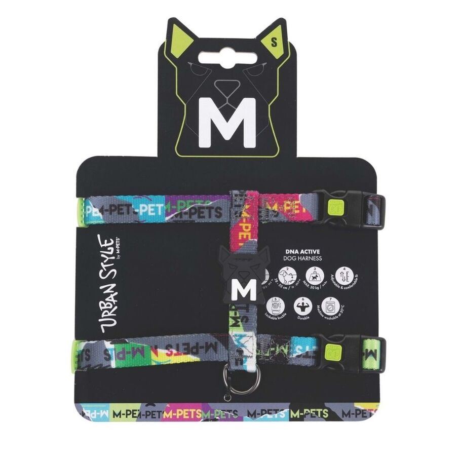 M-Pets Urbanstyle DNA Active Köpek Göğüs Tasması (S) - 1