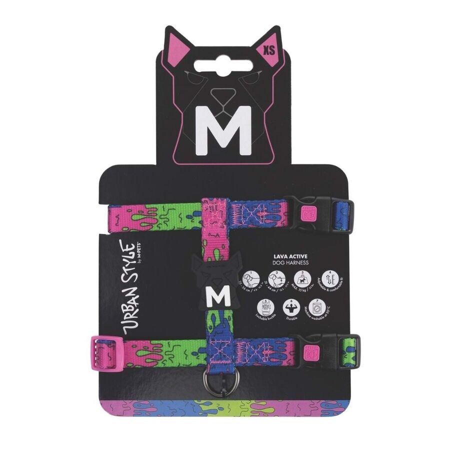 M-Pets Urbanstyle Lava Active Köpek Göğüs Tasması (XS) - 1