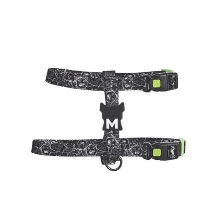 M-Pets Urbanstyle Siyah Beyaz Active Köpek Göğüs Tasması (XS) - 4