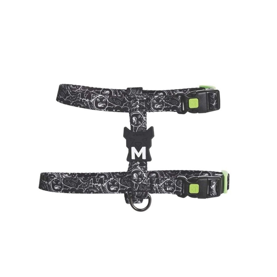 M-Pets Urbanstyle Siyah Beyaz Active Köpek Göğüs Tasması (XS) - 4