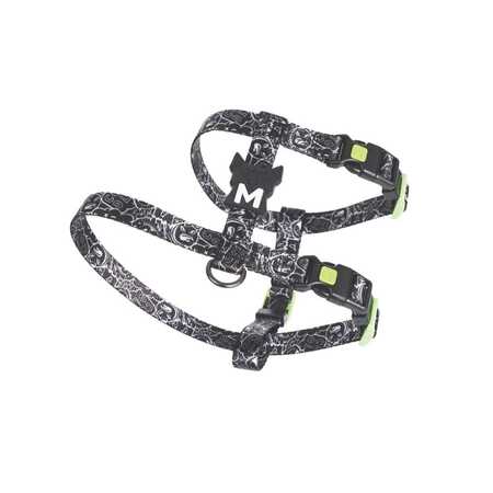 M-Pets Urbanstyle Siyah Beyaz Active Köpek Göğüs Tasması (XS) - 3