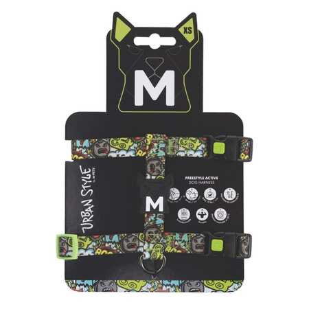 M-Pets Urbanstyle Multicolor Active Köpek Göğüs Tasması (XS) - 1