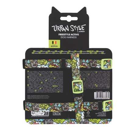 M-Pets Urbanstyle Multicolor Active Köpek Göğüs Tasması (S) - 5