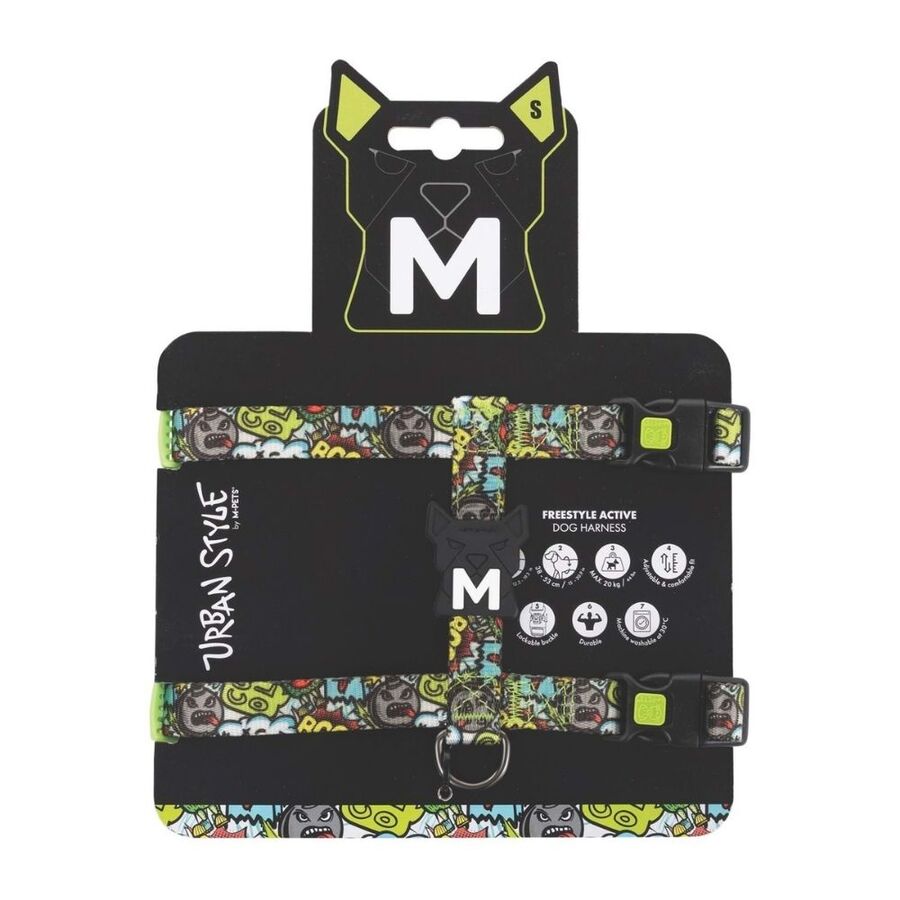 M-Pets Urbanstyle Multicolor Active Köpek Göğüs Tasması (S) - 1