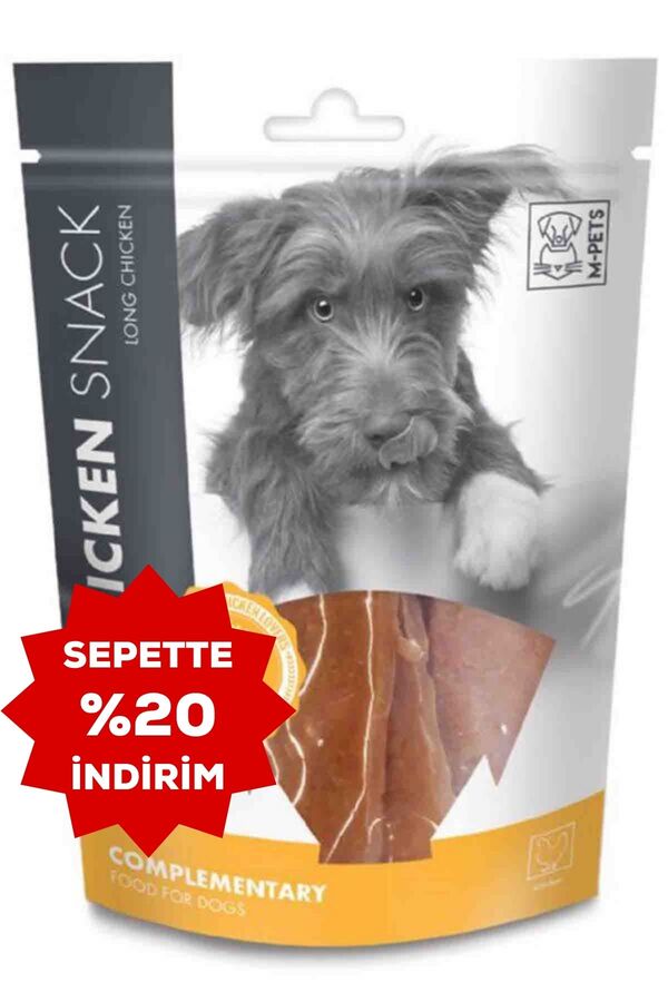 M-Pets Long Chicken Tavuklu Köpek Ödül Maması 80gr