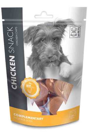 M-Pets Chicken Chips Tavuklu Köpek Ödül Maması 80gr - Thumbnail