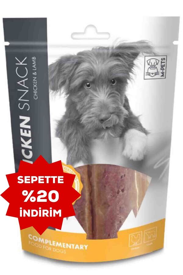 M-Pets Tavuk ve Kuzu Etli Köpek Ödül Maması 80gr