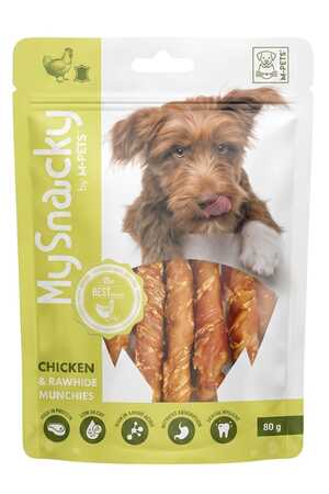 M-Pets Chicken Munchy Tavuklu Köpek Ödül Maması 80gr