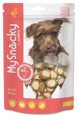 M-Pets Duck Rolls Ördekli Köpek Ödül Maması 80gr