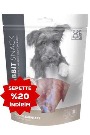 M-Pets Crunchy Tavşan Derili Köpek Ödül Maması 144gr - Thumbnail