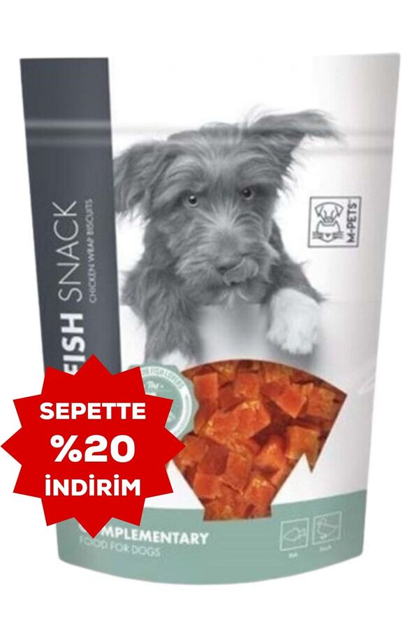M-Pets Somonlu Küp Köpek Ödül Maması 80gr