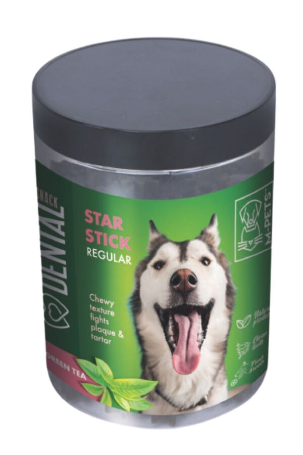M-Pets Yeşil Çaylı Diş Sağlığı için Köpek Ödülü 340gr