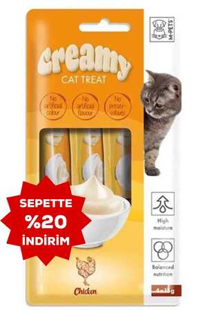 Creamy Tavuklu Kedi Ödülü 4x15gr - Thumbnail