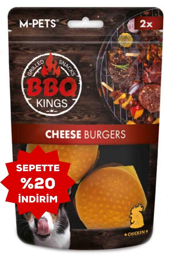 M-Pets BBQ Kings Cheese Burgers Tavuklu Köpek Ödül Maması 130gr