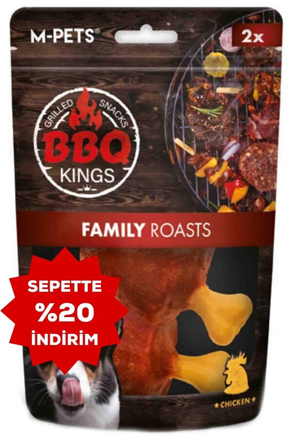 M-Pets BBQ Kings Family Roasts Tavuklu Köpek Ödül Maması 105gr