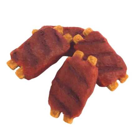 M-Pets BBQ Kings Spare Ribs Tavuklu Köpek Ödül Maması 85gr - Thumbnail (1)