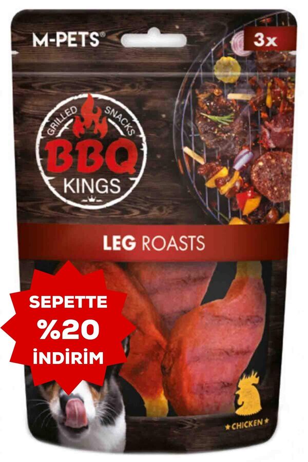 M-Pets BBQ Kings Leg Roasts Tavuklu Köpek Ödül Maması 70gr